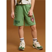 Sinsay - Kratke pantalone Jurassic World - green spruce