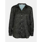 Črna vzorčasta bluza ORSAY