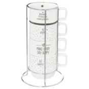 Garn. šolja S Happy 220ml 4/1 na metal. stalku Secret de Gourmet