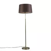 Stoječa svetilka zlata/mešana z rjavo kapico 45 cm nastavljiva - Parte