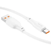 HOCO X93 Force 27W USB-A na Type-C kabel za punjenje, bijeli, 1 m