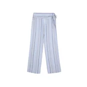 Bershka Hlače svetlo modra/temno modra/temno siva/bela