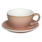 Loveramics Egg - Cafe Latte 300 ml Cup and Saucer - Rose
