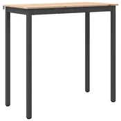 Vidaxl Barska miza Naravna 110 x 55 x 105 cm Masivno borovo les