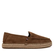 Espadrile Tommy Hilfiger Hilfiger Flex Espa Suede Loafer FM0FM05392 Rjava