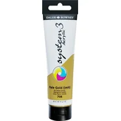 Daler Rowney System3 Akrilna barva Pale Gold Imitation 150 ml 1 kos