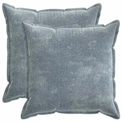 Vidaxl Prevleka za blazino 2 kos HOUTEN Svetlo modra 80 x 80 cm