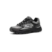 Bershka Nizke superge DEPORTIVO 29 siva / temno siva / črna