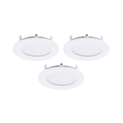 Eglo 79072 - KOMPLET 3xLED Ugradno plafonsko svetlo FUEVA-RW 1xLED/2,8W/230V