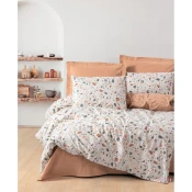 Enojna posteljnina iz renforce bombaža 140x200 cm Earth-Inspired Calm – Mila Home Luxury
