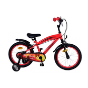 Dječji bicikl Volare Disney Cars 16 crveni s dvije ručne kočnice