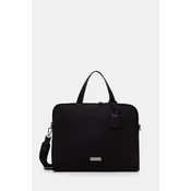 Torba za prenosnik Calvin Klein Sleek Slim Commuter LV04D3351G Črna