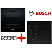 super set pečica BOSCH HBF133BA1 + plošča IP 62-1 SAXON
