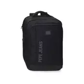 Pepe Jeans Ranac 44cm sa pregradama za laptop i tablet Matlock black