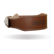 MADMAX Fitness Remen Full Leather Chocolate Brown L