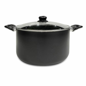 LONEC S STEKLENIM POKROVOM NERO KITCHISIMO 24X13CM 5,5L