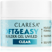 Claresa Soft&Easy Builder Gel bazni gel lak za nokte nijansa Clear 12 g
