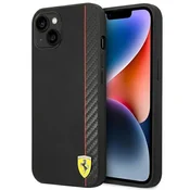 Ferrari ovitek za iPhone 14 Plus 6.7 (carbon, črn)