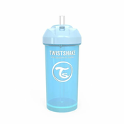 Twistshake Caša Sa Slamkom 360ml 6+mj - Blue