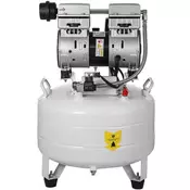 VEVOR Vertikalni brezoljni zračni kompresor ultra tih 30L 850W