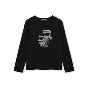 Karl Lagerfeld Kids Bluza Z31463 D Črna Regular Fit