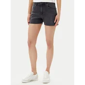 Wrangler Jeans kratke hlače Cowboy 112362695 Črna Relaxed Fit