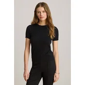 Lauren Ralph Lauren pulover s kratkimi rokavi ženski z modalom