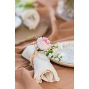 Chaks Obroček za prtiček s cvetjem - Pink Peony