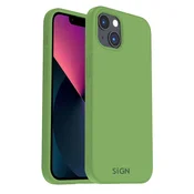 Sign Tekoči silikonski ovitek za iPhone 14 Plus - Jade Green