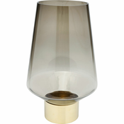 KARE Staklena vaza Noble Ring, 40cm, Braon