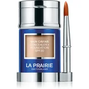 La Prairie Skin Caviar Concealer Foundation puder in korektor SPF 30 odtenek Tender Almond N-15 30 ml