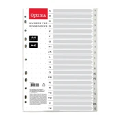 Optima - Pregradni karton A-Z A4 Optima