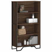 Regal za knjige boja hrasta 80x31x137,5 cm konstruirano drvo