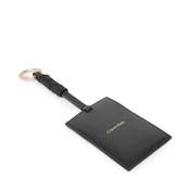 Etui za ključe Calvin Klein Foil Logo Lacing Cardcase Charm LV04F1259G Črna