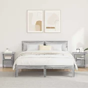 Nocni ormaric s ladicama 2 pcs Siva Sonoma 41 x 40 x 45 cm