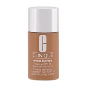 Clinique Even Better SPF15 tekoči puder za poenotenje polti 30 ml Odtenek wn94 deep neutral