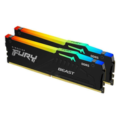 DIMM DDR5 64GB (2x32GB kit) 5600MT/s KF556C36BBEAK2-64 Fury Beast RGB EXPO