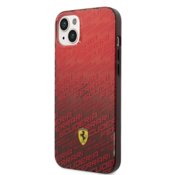 Ferrari silikonski ovitek Scuderia Ferrari FEHCP14MEAOR za iPhone 14 Plus - rdeč