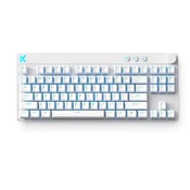 MCHOSE Mix 87 Hall Efect Magnetic Switch Gaming Keyboard, White, 80%, MC-Mix87-4 /HR znakovi/
