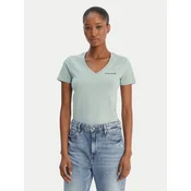 Guess Jeans Majica W4YI23 J1314 Zelena Regular Fit
