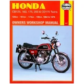 Honda 125/160/175 Twins Owners Workshop Manual