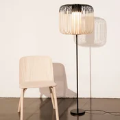 Forestier Bamboo Light talna svetilka 1-light črna - Dnevna soba/jedilnica - Dizajn - črna, svetel les - Bambus