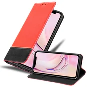 Cadorabo CADORABO Ohišje, združljiv z Apple v rdeči črni barvi - zaščitni pokrov z magnetnim zapiranjem, stoječo funkcijo in režo za kartico, (20586534)