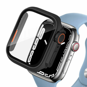 Tech-protect Defense 360 ovitek za Apple Watch 7/8 45mm, črna/oranžna