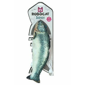 Igrača mačka Robocat Fish salmon madnip, USB 30cm