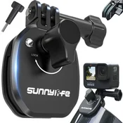 Sunnylife Držalo za vetrobransko steklo, adapter za motorno kolo, univerzalno za GoPro SJCAM XIAOMI DJI INSTA360 itd.
