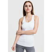 Womens jersey tank top white