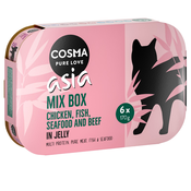 Varčno pakiranje Cosma Asia v želatini 24x170 g - Miks (5 sort)