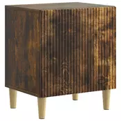 vidaXL vidaXL Nočna omarica Dimljen hrast 43 x 34,5 x 50 cm Inženirski les, (5000209467)