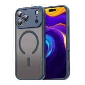 Hibridni ovitek HaloFrost II MagSafe za iPhone 17 Pro - navy blue